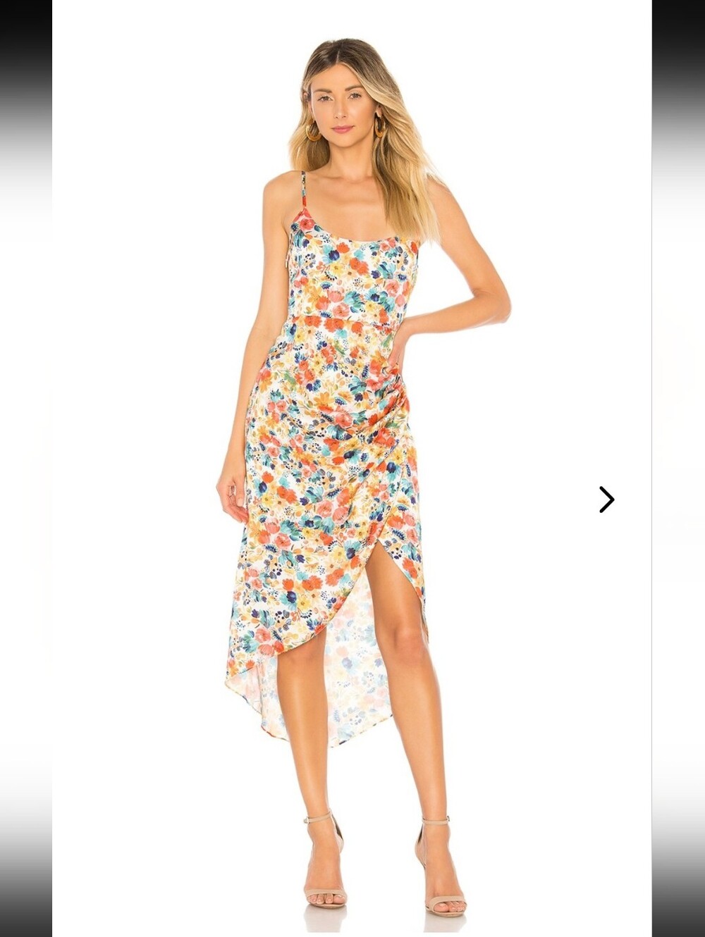 Lovers + Friends Deja Dress in Bouquet Floral Med REVOLVE Excellent Condition